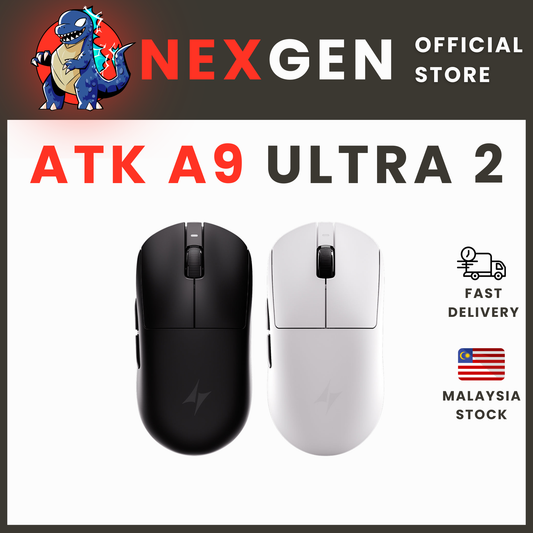 ATK Dragonfly A9 Ultra Max 2.0 | 8000 Hz Gaming Mouse 53G PAW3395 Ultra 800MAH | NexGen Lab