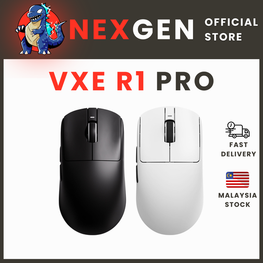 VXE Dragonfly R1 Pro | 4000 Hz Gaming Mouse 48G PAW3395 250MAH | NexGen Lab